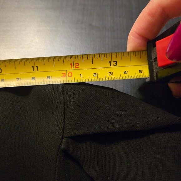 NWOT Victoria Beckham Black Deep V Mini  Dress Size - Picture 6 of 10